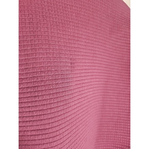 Adidas Womens Sweatshirt Size Large Maroon Logo Three Striped Pullover Logo - Picture 6 of 7